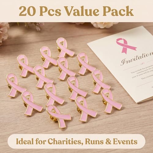 Image of Awareness Enamel Lapel Pin - Nickel and Gold Plated Ribbon Pin - Prevention and Awareness Ribbon - Jewelry Brooch Pin with Secure Clutch Back