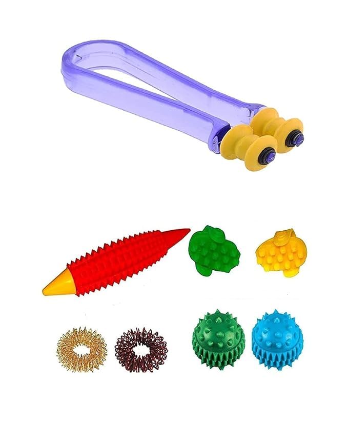 Image of acupressure Finger Care Massager Rings Power Balls-Power Thumbs-Reflexology Chart For Hand /Feet