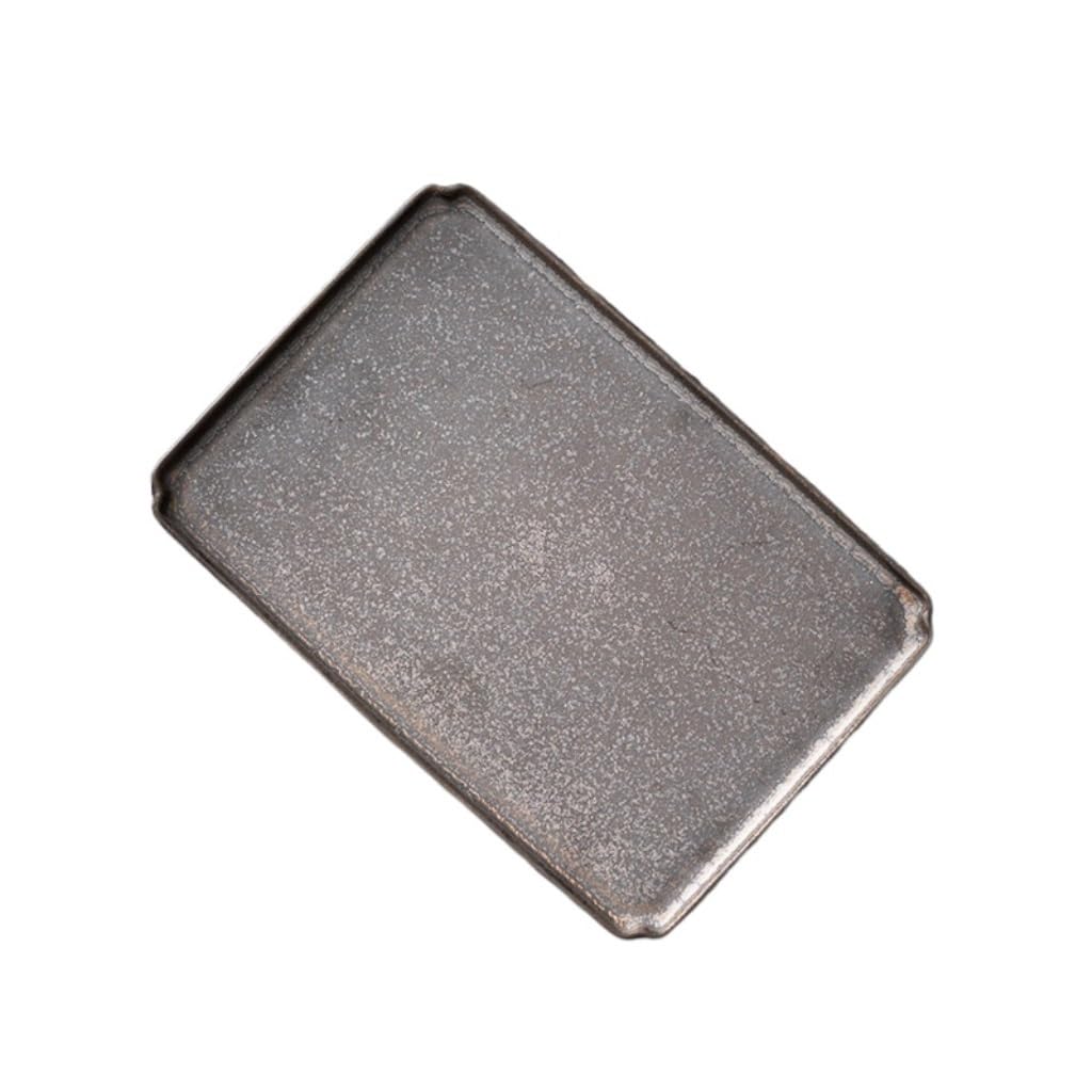 Tea Tray Chinese Retro Ceramic Tea Tray, Household Tea Set, Living Room Snack Tray, Restaurant Tea Set Tray Tea Room Tray,A-One Size