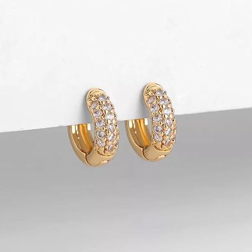 Pave Hoop Earring pF _C S[h t[v sAX