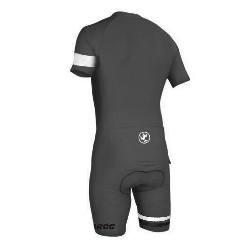 UGLY FROG Hombres Monos Manga Corto/Larga del Verano Transpirable Ciclismo Skinsuit Sets con Gel Pad Exterior Sportswear Triatlón Ropa Bodies Triatlón Clothes-Siamés