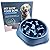 Slow Feeder Dog Bowls Food Stop Bloat Anti Gulping Healthy Eating Interactive Non Slip Dog Slow Feeder Pet Bowl Slow Eating for Small Medium Size Dogs