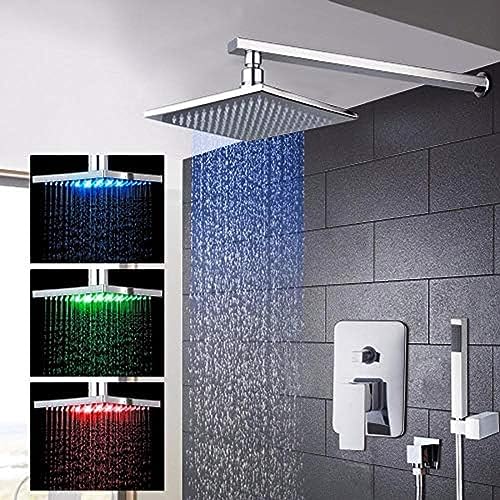 Éveillez vos sens avec la section de douche LED pour salle de bain