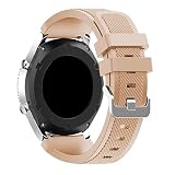 Neu für Samsung Strap Fashion S3 Band Silikon Gear Classic Armband Sport Sportartikel Zubehör Damen Pulsuhr (Blue,Khaki,Orange, One Size)