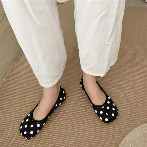 Tabi Shoes Women, Leather Ballet Flats, Comfortable Split Toe Orthopedic Shoes, Summer Slip On Loafers3