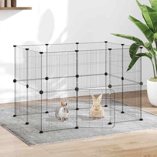 Cage pour animaux de compagnie en acier robuste pour stopper les fuites