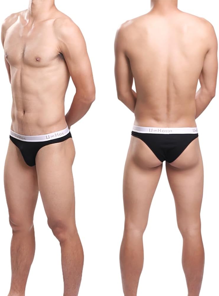 Men's Cotton Anti-Friction Sweat Absorbing Triangle Briefs Underwear Bulge Pouch Soft Panties - Image 2