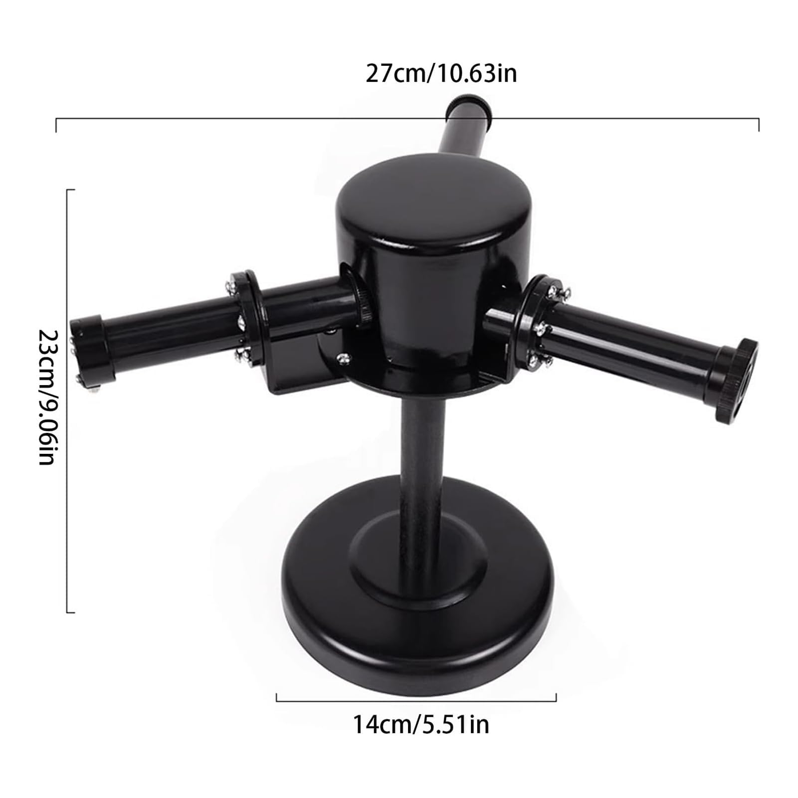 Spectroscope portable avec répartiteur de faisceau à prisme et base ronde pour expériences optiques, enseignement de la physique et analyse de spectre – Idéal pour une utilisation en classe et en