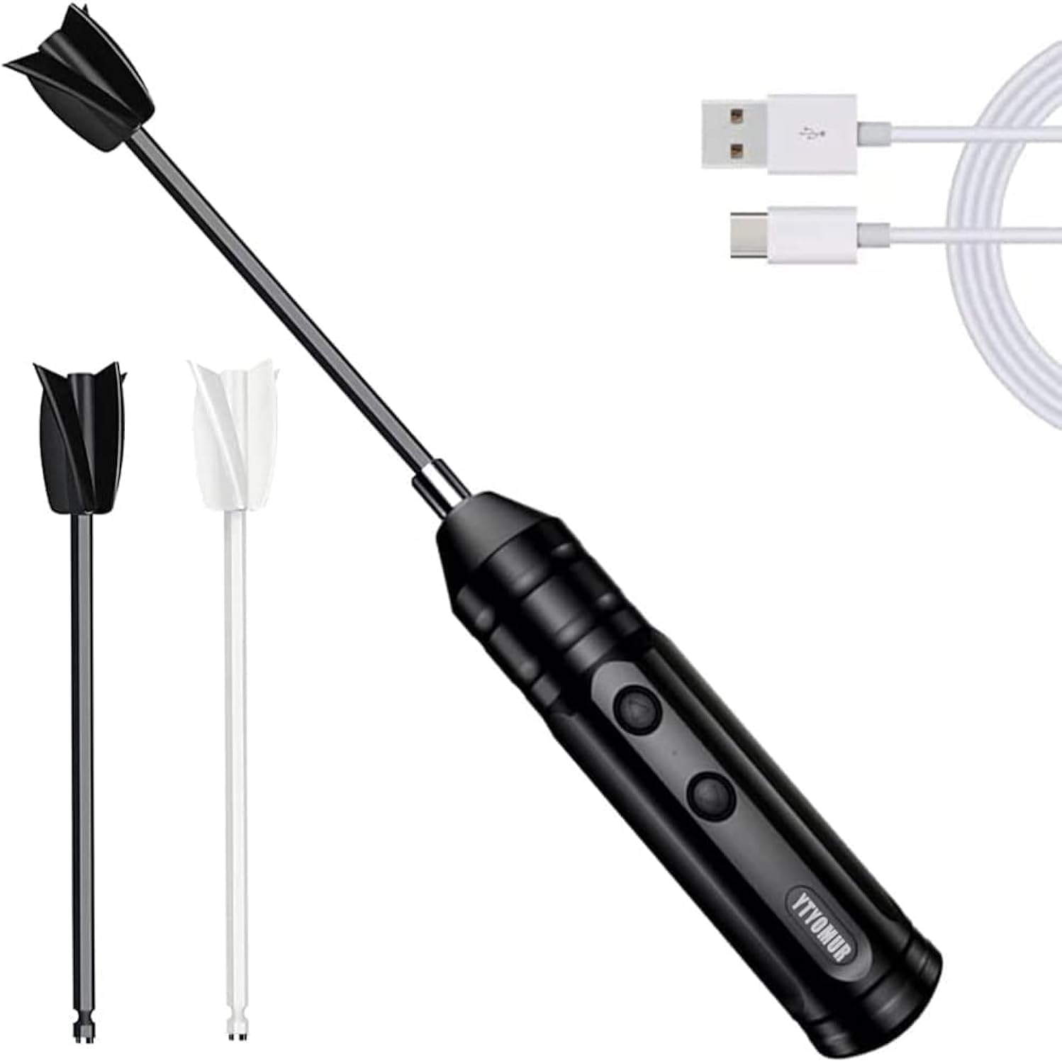 Premify Epoxy Resin Mixer,Rechargeable Electric Handheld Epoxy Mixer for Minimizing Bubbles,Resin Stirrer Silicone Mixing, Acrylic Paint Mixing, DIY Crafts