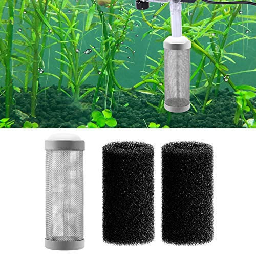 IAFVKAI 12mm Stainless Steel Aquarium Filter Inflow Inlet Basket Mesh Shrimp Guard for Aquarium Percolator with Fish Pre-Filter Intake Sponge Cover