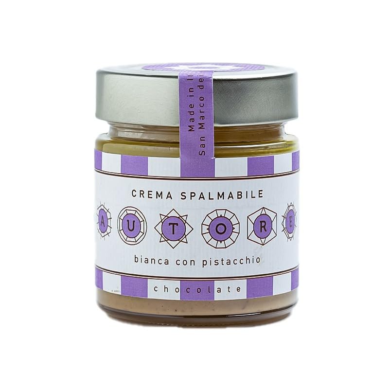  Bronte Pistachio White Cream - Qualità Alta e Artigianale - Senza Glutine - Prodotto Italiano - 240 g
| White Cream con