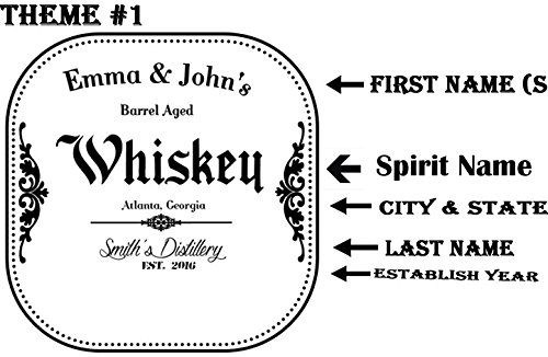 (2 Liters) Personalized - Customized American White Oak Aging Barrel - Barrel Aged Whiskey