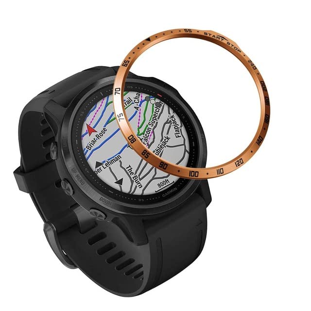 Cubierta de acero inoxidable para Garmin Fenix 6S ideal para montaña