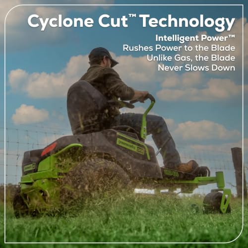 Image of Greenworks 60V 42 inch CrossoverZ Zero Turn Mower, (6) 8.0Ah Batts&600W Chgr