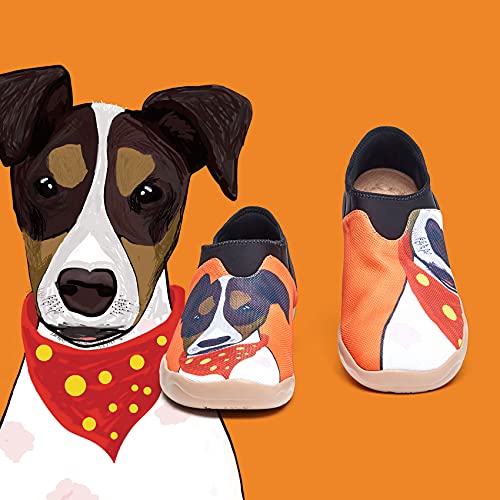 UIN Men's Casual Walking Travel Shoes Slip On Mesh Loafers Lightweight Comfort Air Painted Flats Verona2