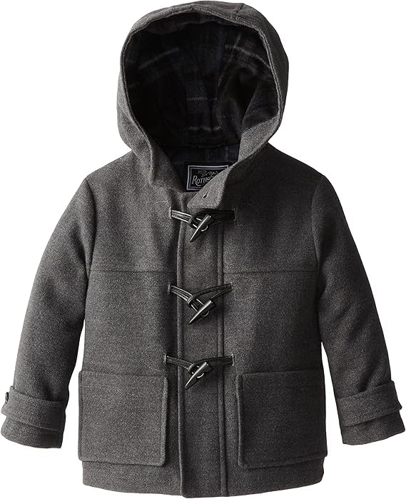 Rothschild Little Boys' Faux Wool Toggle Coat2