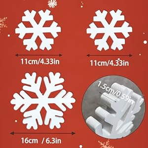Christmas wooden snowflakes decor 3 pcs xmas winter snowflake table signs white wood snowflakes blocks standing tiered tray decorations for indoor home mantle tabletop shelf new year decor  urban country home decor