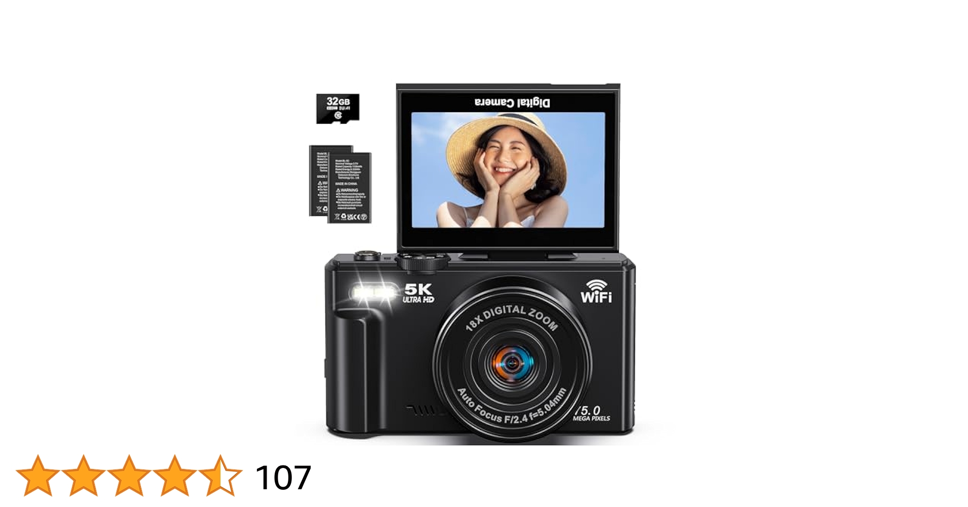 デジカメ 5K デジタル 5K録画 7500万画素 コンパクト デジタルカメラ 71gGwpl9kkL._AC_UL210_SR210,