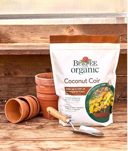 Image of Burpee Natural & Organic Coconut Coir, 8 Quart, (1 Pack)
