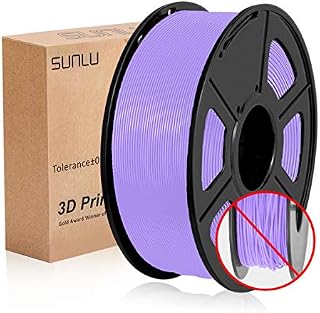 SUNLU PLA+ 3D Printer Filament, PLA Plus Filament 1.75mm, Toughness Enhanced 3D Filament Compatible with 3D FDM Printers, Dimensional Accuracy +/- 0.02 mm, 1 kg Spool(2.2 LBS), PLA+ Red