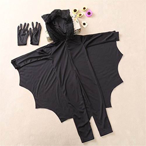 Disfraz completo Unisex para niños Bat Kids talla S miniatura 5