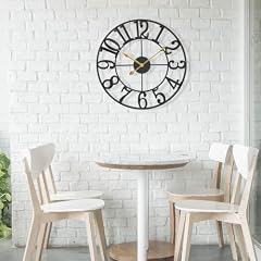 SUKYING Large Outdoor Clock for Pool Area, 16 Inch Black Patio Wall Clock SUKYING Large Outdoor Clock for Pool Area, 16 Inch Black Patio Wall Clock product