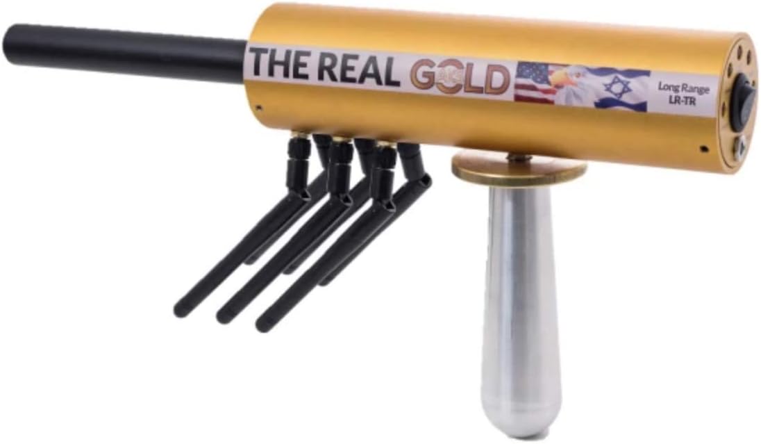Real GOLD AKS LR-TR Long Range Precious Metal Detector - Authentic Gold, Silver, Copper, and Stone Underground Detection System - Discover Valuable Treasure - with Free Pin Pointer