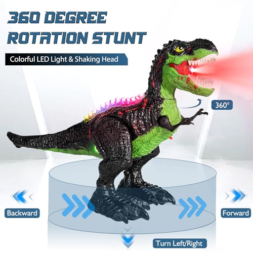 Bazove DT02 Remote Control Dinosaur For Kids, Large T-Rex Dinosaur Toys thumb #1