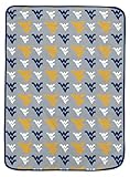 Pegasus Sports NCAA West Virginia Mountaineers Logo Roll Ultra Cozy Oversized Blanket