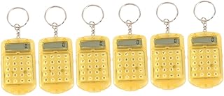 Ciieeo 6 Peças Porta-Chaves Para Bolsa Carteira Chaveiro Chaveiro Para Calculadora Portátil Chaveiro Pingente De Chave Pequena Calculadora Calculadora Eletrônica Portátil Computador