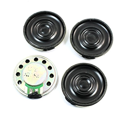 Aexit 4 Pcs Speaker Repair 0.5W 8 Ohm 26mm Internal Magnet Electronic Toy Speaker Repair Accessories Speaker Amplifier