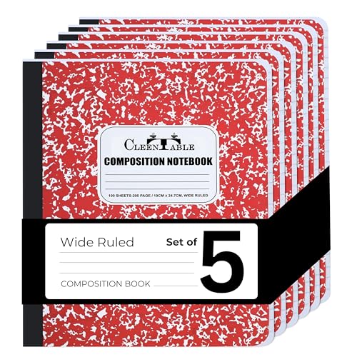 Carnet de notes scolaires à feuilles lignées CLEENTABLE pour ne plus perdre vos leçons