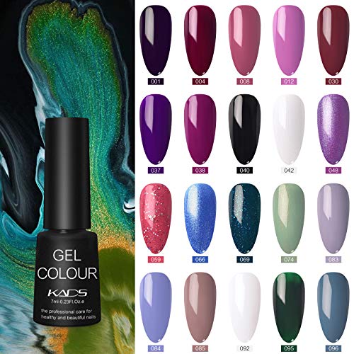 KADS Set de 23 Esmaltes en Gel para Uñas 7.5ml miniatura 2
