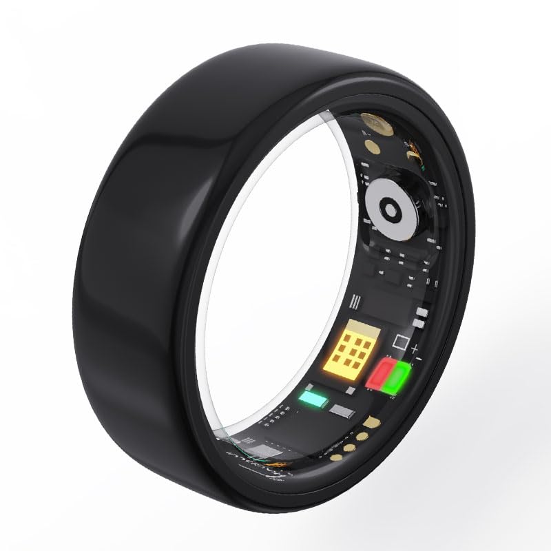 Smart Ring Health Tracker Sleep Heart Rate Health Monitor Fitness Tracker Health Rings for Women Men 7-Day Ultra