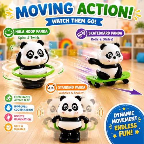 Image of Cute Panda Toy for Kids Fun Toys for Kids Moving Toys for Babies 6-12 Months
