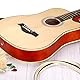 sourcing map 1 Pack Plastik Randbeschnitt für Akustik Klassik Gitarre 1650x7x1.5mm Hellgelb