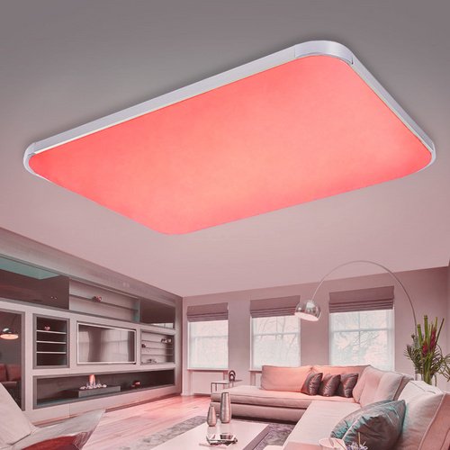 Led Panel Rund Dimmbar 36W RGB LED Deckenleuchte Dimmbar - Rundes Panel Für Wohnzimmer, Schlafzimmer & Mehr Led Lampen Deckenlampen