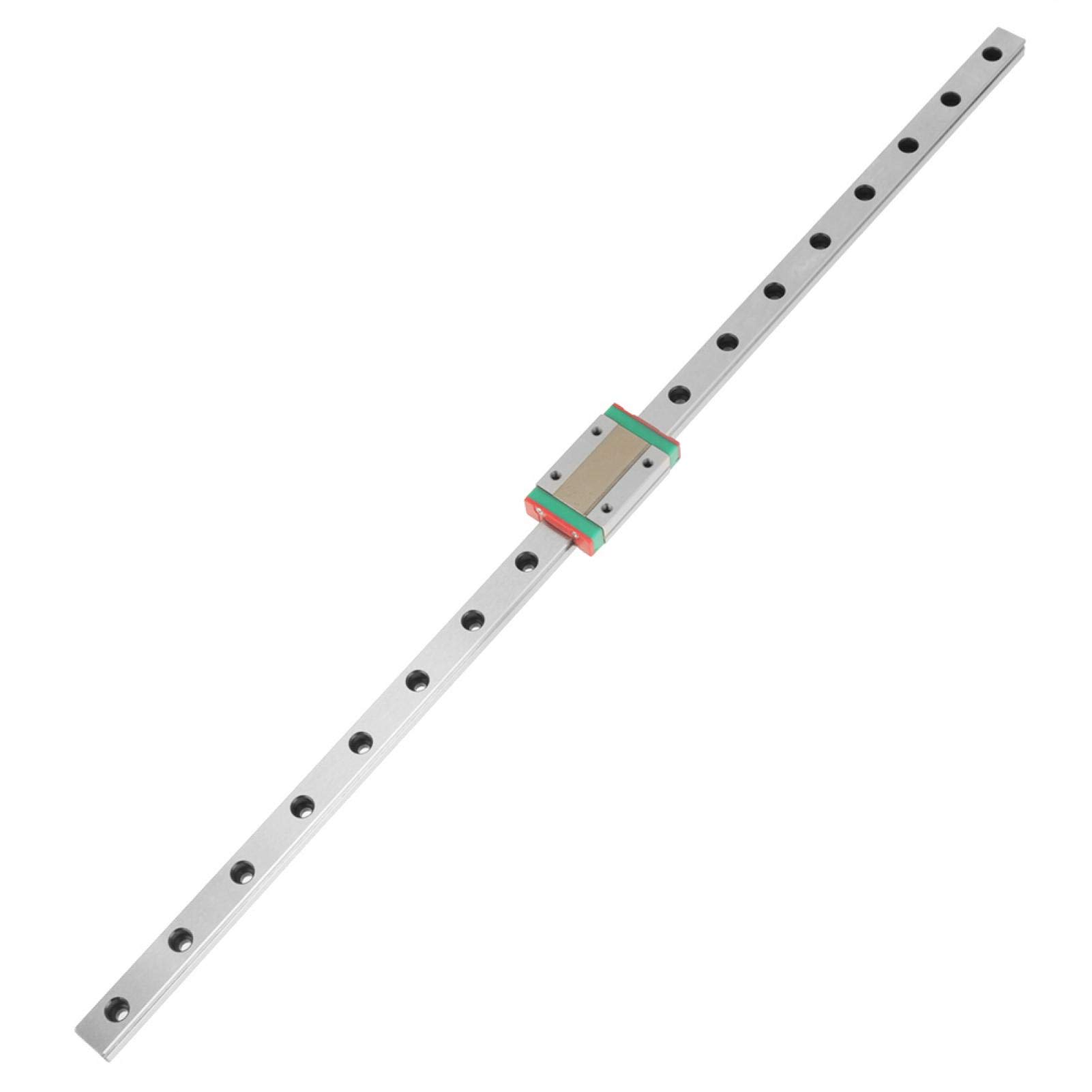 Guida a Movimento Lineare, Guida Lineare in Miniatura MGN12H Lunghezza 450 Mm Larghezza 12 Mm + Blocco di Scorrimento
