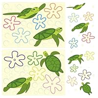 8stk Blasen-Wandaufkleber, Blasen-Wandaufkleber Unterwasser-Dekorationen Wandsticker Blasenaufkleber Farbenfrohes Badezimmerdekor für Badezimmerwanddekor für Jungen (Meeresschildkröten)