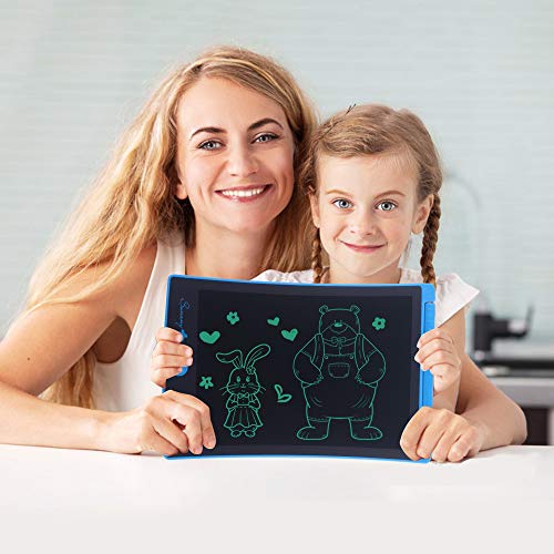 Sunany LCD Writing Tablet 8.5-Inch Toddler Doodle Board Drawing Pad, Electronic Drawing Tablet with Lock Function, Educational and Learning Toys for Kids at Home and School (Blue)