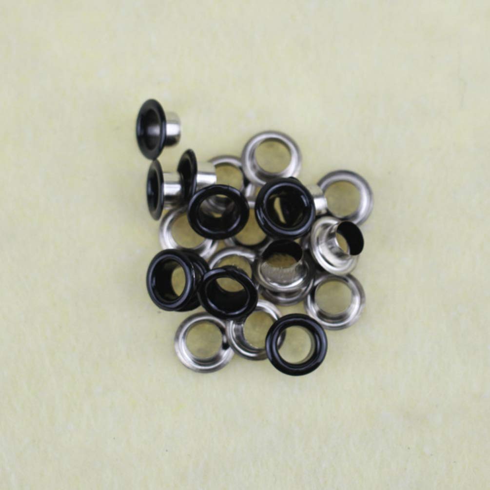 EXCEART 400pezzi Kit Occhielli Occhiello Strumento Kit Utensili Per Puntura Adatto Per Borse Scarpe Vestiti Artigianato Te