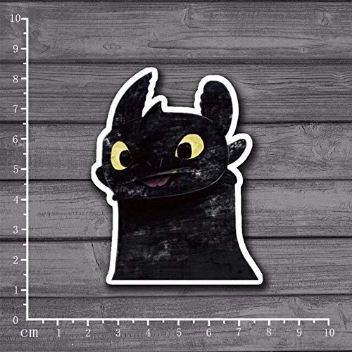 Gadgets Wrap Vinyl Toothless DIY Scrapbooking Stationery Sticker Decor (60 cm X 5 cm, Multicolor)