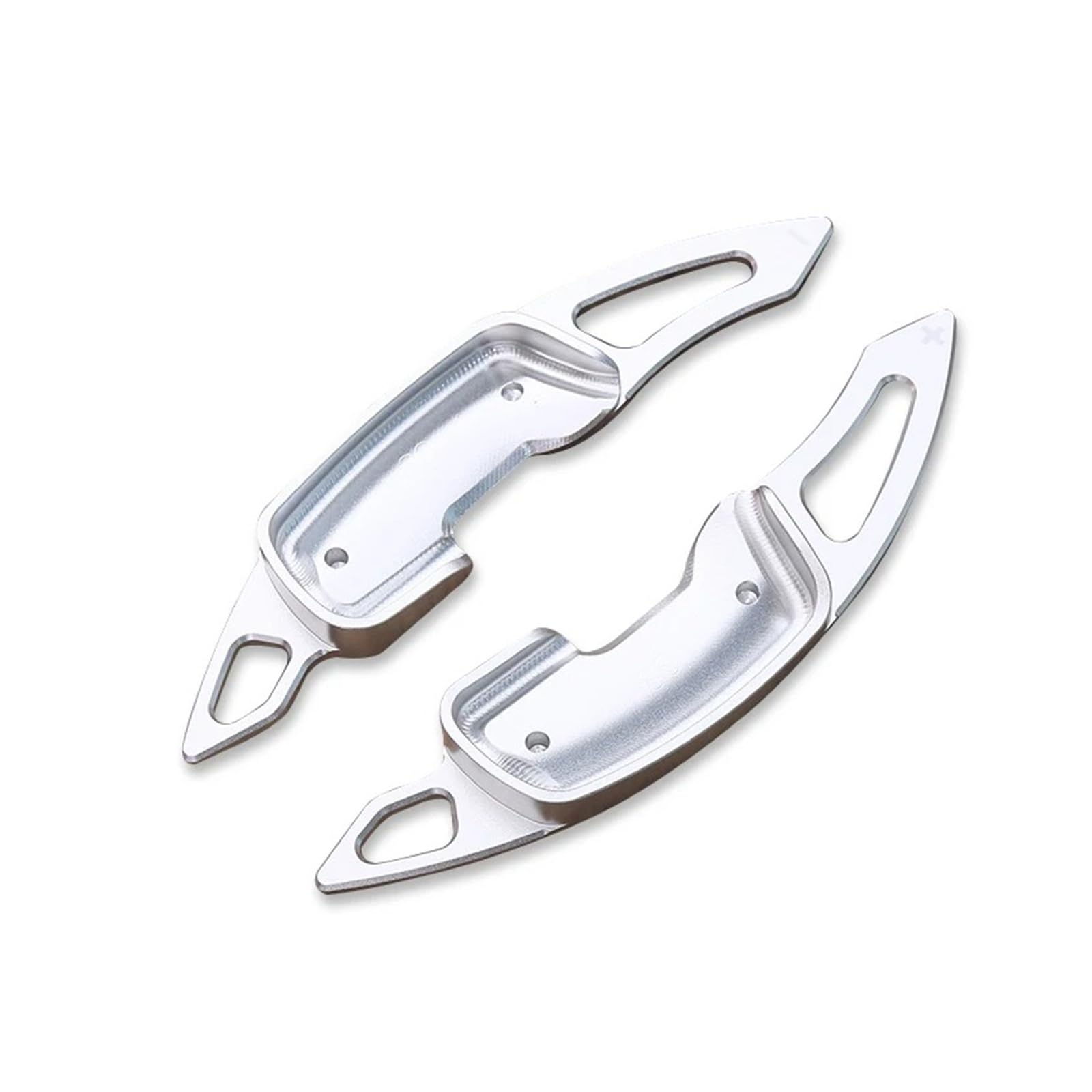 Zhangzhengyao Silver Car Steering Wheel Shifter Paddle For Lexus For Gs250 For Gs350 2011-2020 Alloy Shifter Paddles Car Steering Wheel Shift Paddle(Silver)