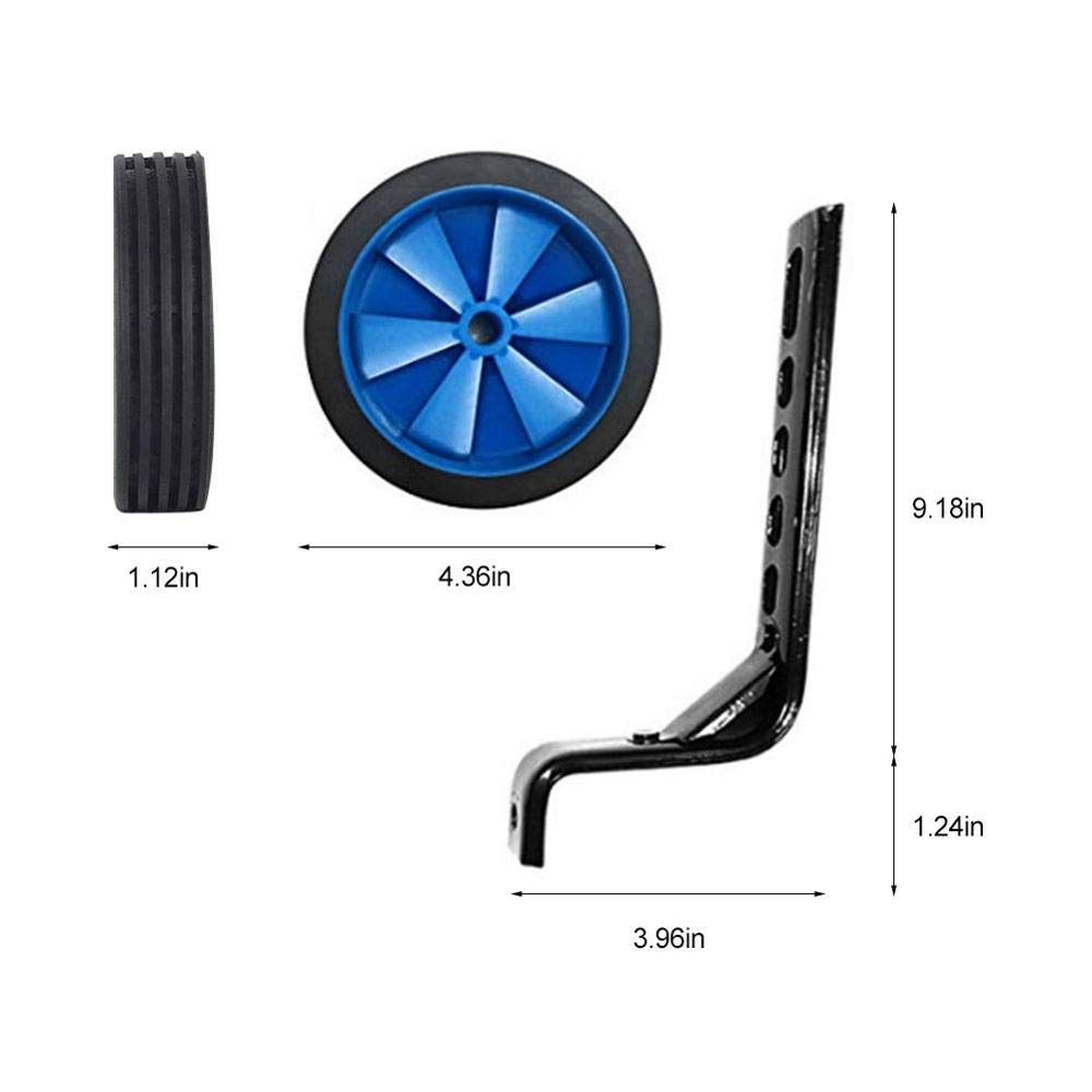 Ruedines Bicicleta Infantil Bicicletas para niños Estabilizadores de niños Kit 12-20 "Bicicleta de seguridad Balance de seguridad Auxiliar Rueda de entrenamiento Mute Ruedas Ciclismo Accesorios Ruedas