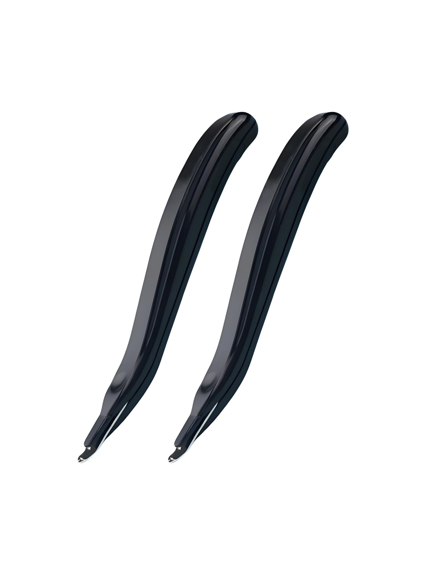 2 Pack Professional Magnetic Staple Remover Puller Rubberized Staples Remover Staple Removal Tool for School Office Home, Black