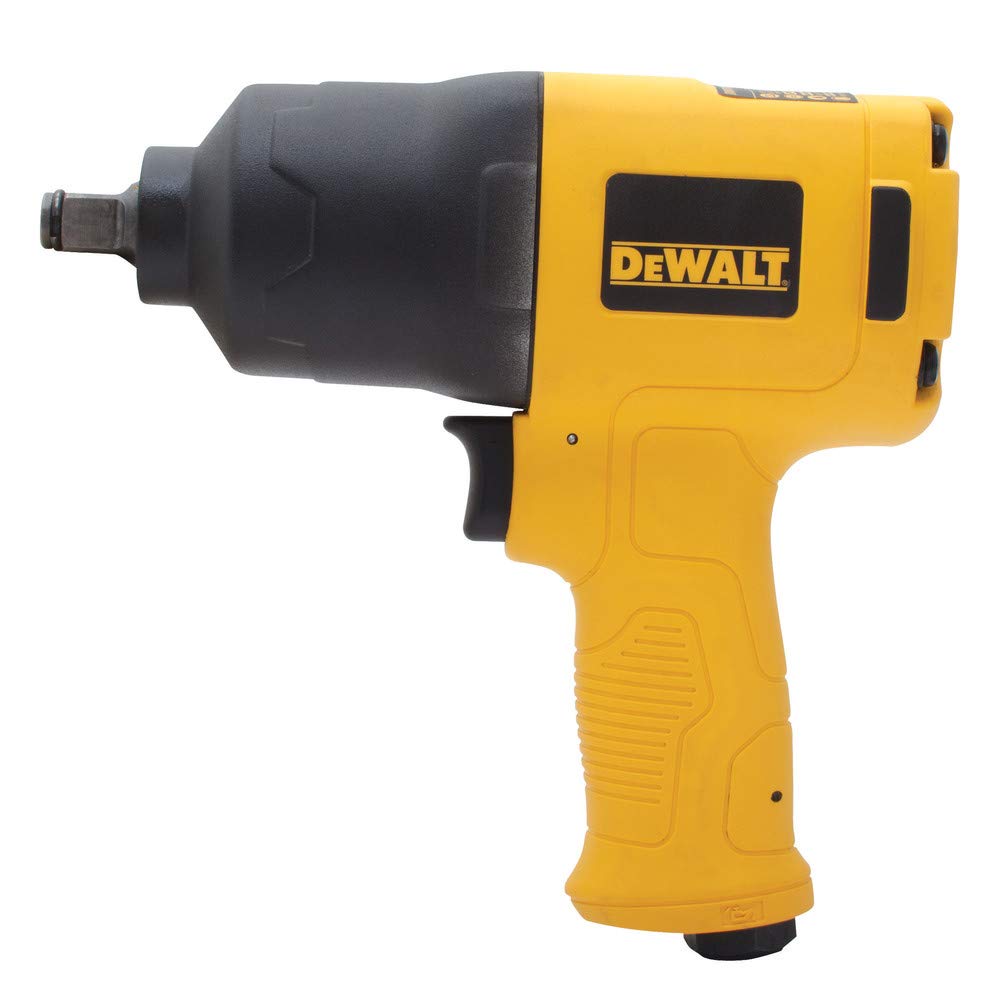1/2-Inch Drive Impact Wrench,Yellow, Black, Pneumatic (DWMT70774)