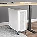 Bytesium PC Tower Stand – Metal Frame – Adjustable Width and Length – 4 Locking Wheels – Cork Pads – Computer Tower Stand for ATX – Easy Assembly – Wide Size Range – Computer Cart – CPU Holder