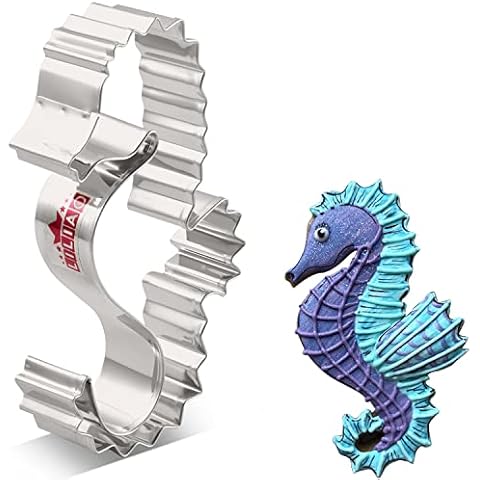 Molde para Galletas LILIAO Seahorse de Acero Inoxidable Cover