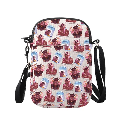 WUSUANED Minotaur Monster Crossbody Bag Greek Mythology Gift Myth Lover Shoulder Bag