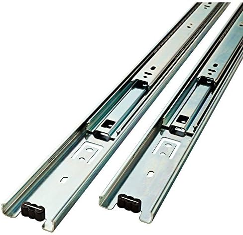10 Pack Promark 3-Section 100 LB Capacity Full Extension Ball Bearing Side Mount Drawer Slides (16 inches)